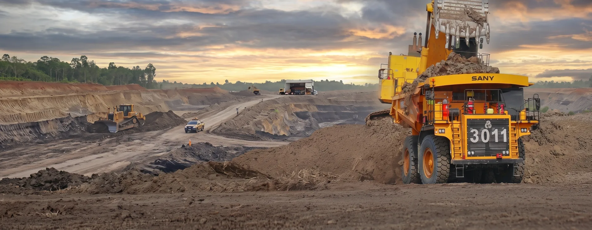 SANY SRT 100S hybrid dump truck